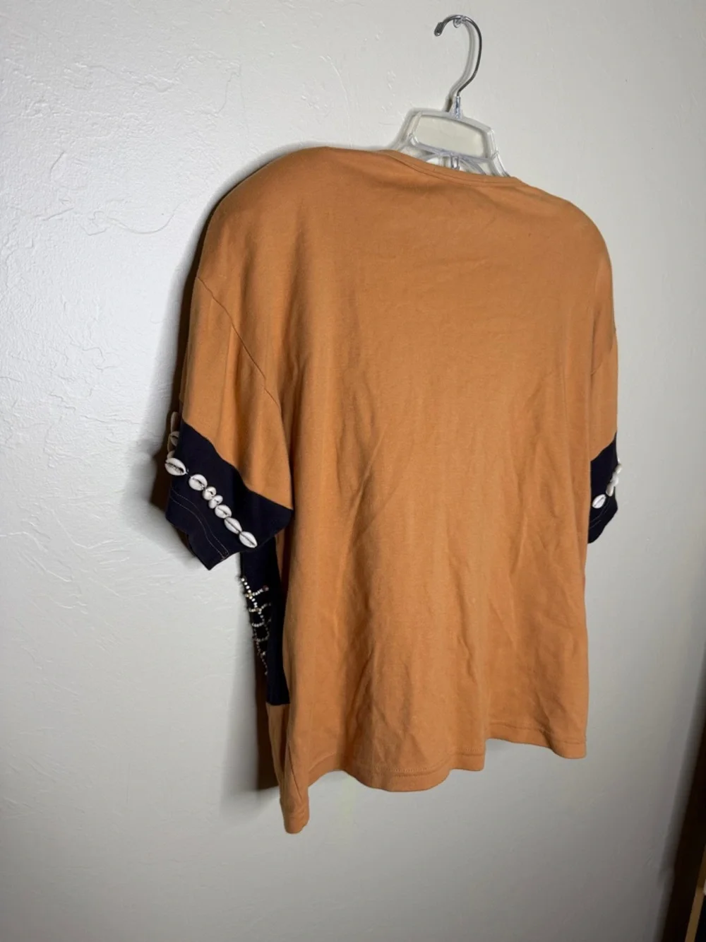 Sandy Starkman Patchwork Embellished Boho Tee - Multicolor - Picture 6 of 7